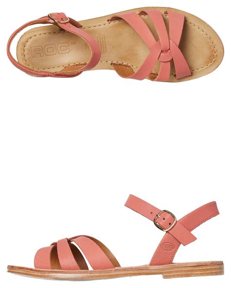 Womens Salmon Sandals .